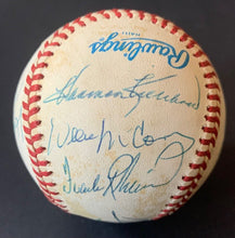 Load image into Gallery viewer, MLB 500 HR Club Signed x11 Rawlings Baseball Mantle Mays Williams Autos JSA LOA
