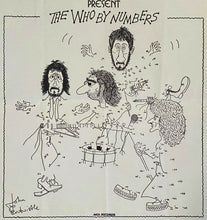 Load image into Gallery viewer, 1976 The Who By Numbers Poster Radio Station Issued CHAB Moose Jaw Saskatchewan
