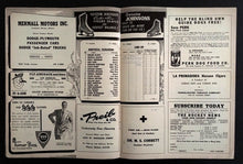 Load image into Gallery viewer, 1951 Chicago Stadium HKY Program Montreal Canadiens vs Chicago Blackhawks NHL
