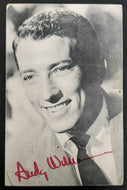 Circa 1960 American Singer Andy Williams Autographed Publicity Photo Vintage