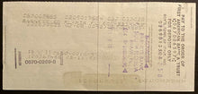 Load image into Gallery viewer, 1991 MLB Baseball HOF Legend Joe DiMaggio Signed Check New York Yankees Cheque
