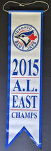 Load image into Gallery viewer, 2015 Toronto Blue Jays American League East Champions Baseball Banner MLB AL
