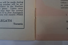 Load image into Gallery viewer, 1936 Maple Leaf Stadium Baseball Program Maple Leafs vs Montreal Royals Vintage
