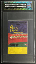 Load image into Gallery viewer, 1987 REO Speedwagon Backstage Pass Live As We Know It Tour Unused Graded iCert
