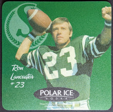 Load image into Gallery viewer, 6 Saskatchewan Roughriders Wisers Premium Drink Coasters Bill Baker CFL Football
