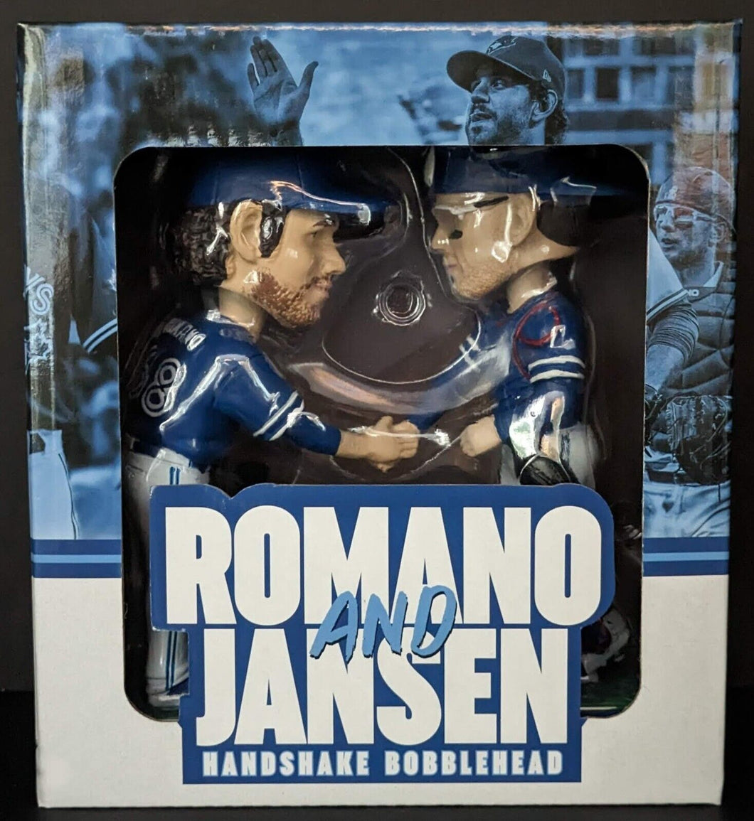 Danny Jansen Jordan Romano Handshake Bobblehead Toronto Blue Jays MLB –  Glory Days Sports