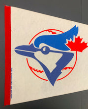 Load image into Gallery viewer, 1970&#39;s Toronto Blue Jays MLB Baseball Pennant Irwin Toy Limited Vintage
