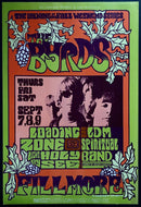 1967 Bill Graham Presents The Byrds Opening Of The Fall Weekend Series Poster