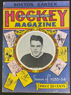 1934 NHL Hockey Rare Vintage Program Boston Bruins v New York Americans Shore