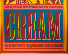 Load image into Gallery viewer, Cream 2005 Madison Square Garden Reunion Von Hamersveld Poster Eric Clapton
