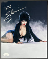 Autographed Signed Elvira Cassandra Peterson Photo Vintage Television JSA COA
