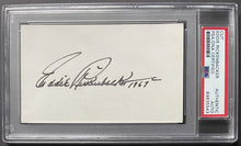 Load image into Gallery viewer, 1967 Eddie Rickenbacker Signed Autographed Card Pilot PSA/DNA Authenticated
