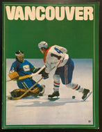 1973 Vancouver Canucks Yearbook NHL Game Program Toronto Maple Leafs Gardens
