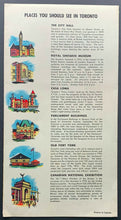 Load image into Gallery viewer, 1950 Simpsons Department Store Toronto Fold Out Map Vintage Advertising Old
