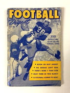 1950 Football Digest College + Pro Schedules & Scores Vintage Sports Book
