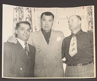 Vintage Type 1 Photo Jack Dempsey Wrestling Referee