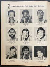 Load image into Gallery viewer, 1973 NBA Game Program Toronto Maple Leaf Gardens Buffalo Braves Boston Celtics
