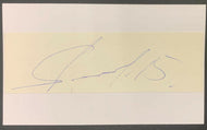 1972 Signed Index Card Hockey Summit Series Russian Forward Alexander Yakushev