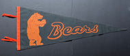 Vintage Chicago Bears NFL Football Original Felt Pennant Full Size + Tassel
