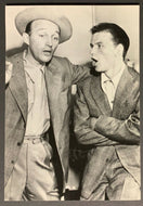1943 Frank Sinatra & Bing Crosby Vintage Press Photo Famous Singers Music