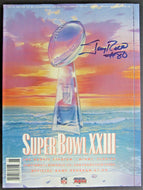 1989 NFL Superbowl XXIII Program San Francisco 49ers - Bengals Jerry Rice Signed