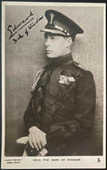 1920's King Edward VIII Duke Of Windsor Autographed Signed Postcard Vintage JSA