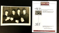 1965 Historic Beatles Press Photo Date Stamped From Buckingham Palace LOA