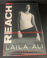 Laila Ali Autographed Signed Reach! Hardcover Book Sports Boxing Self-Help