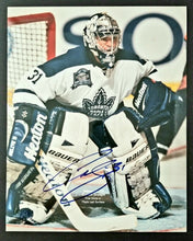 Load image into Gallery viewer, 1999 Final Game Maple Leaf Gardens Curtis Joseph Signed Autographed Photo NHL
