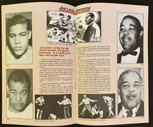 Load image into Gallery viewer, 1981 Vtg Boxing Program Holmes v Spinks Signed Jersey Joe Walcott Autographed
