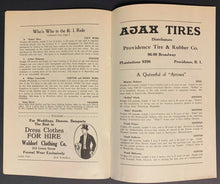 Load image into Gallery viewer, 1929 Rhode Island Reds Can-Am Hockey Program vs Philadelphia Arrows Unscored

