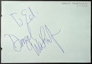 Denzel Washington Autographed Cut Signed Index Card Academy Award Winner JSA