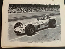 Load image into Gallery viewer, 1964 Indy Racing Program Signed Lloyd Rugby 150 Mile USAC Trenton Speedway
