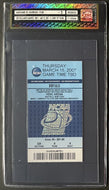 Steph Curry 1st NCAA Basketball Tournament Appearance Ticket Maryland v Davidson