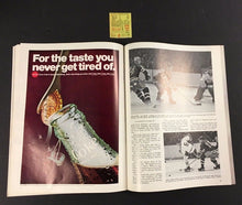 Load image into Gallery viewer, 1967 NHL Hockey MSG Program + Ticket New York Rangers Montreal Canadiens

