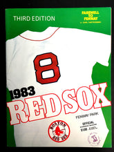 Load image into Gallery viewer, 1983 Fenway Park Boston Red Sox Carl Yastrzemski Vintage MLB Program
