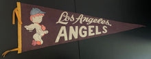 Load image into Gallery viewer, Early 1960s Los Angeles Angels Full Sized Felt Pennant MLB Baseball Vintage

