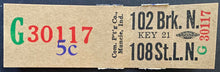 Load image into Gallery viewer, Vintage Baseball Tally Card NL &amp; AL Commercial System Booklet Betting Card MLB
