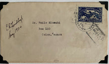 Load image into Gallery viewer, 1934 Charles A Lindbergh Signed Postal Cover Autographed Aviator History PSA DNA
