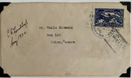 1934 Charles A Lindbergh Signed Postal Cover Autographed Aviator History PSA DNA