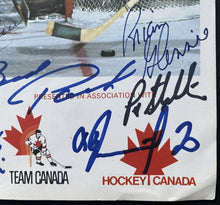 Load image into Gallery viewer, 1972 Summit Series Multi Signed Hockey Program x14 Autographed Tretiak JSA LOA

