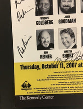 Load image into Gallery viewer, 2007 10th Annual Mark Twain Prize Award Celebrity Multi Signed Poster x12 JSA
