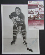 NHL Toronto Maple Leafs Joe Klukay Autographed Turofsky Photo Hockey Vintage JSA