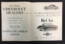 Load image into Gallery viewer, 1950 MLB All Star Game Program Comiskey Park Chicago White Sox Baseball Williams
