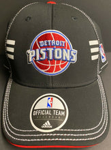 Load image into Gallery viewer, Detroit Pistons Basketball Official NBA Draft Adidas Baseball Cap Hat Size S / M
