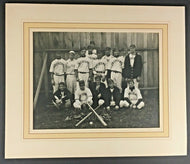 1900s Crescents Baseball Team Cabinet Photo Vintage Sports Picture Antique Old