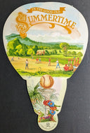 1992 Leaf Perez-Steele Promotional Fan Autographed Dick Perez Painter MLB HOF