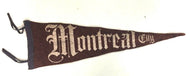 1900's Montreal Pennant Vintage Canadian Felt Old Quebec 22