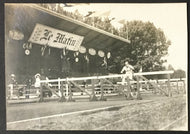 1908 Paris France Olympic Games Original Type 1 Photo Hurdles Action Shot Vtg