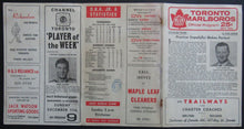 Load image into Gallery viewer, 1966 Maple Leaf Gardens OHA Program Hamilton Red Wings vs Toronto Marlboros
